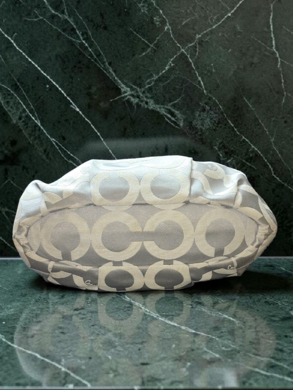 Coach Madison Op Art Sateen Sophia Shoulder Bag - Picture 6 of 9